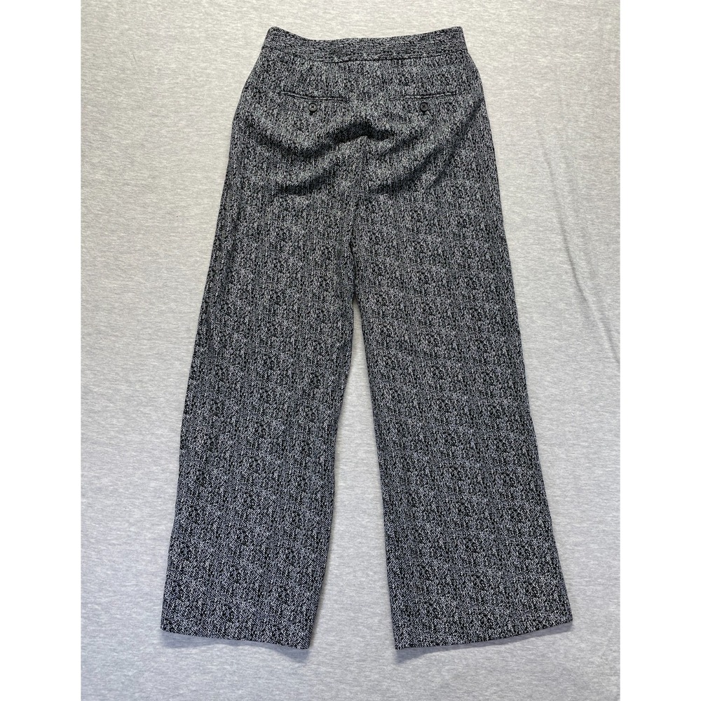 Express Pants Women's Size 0 short Black White Static Print Wide Leg